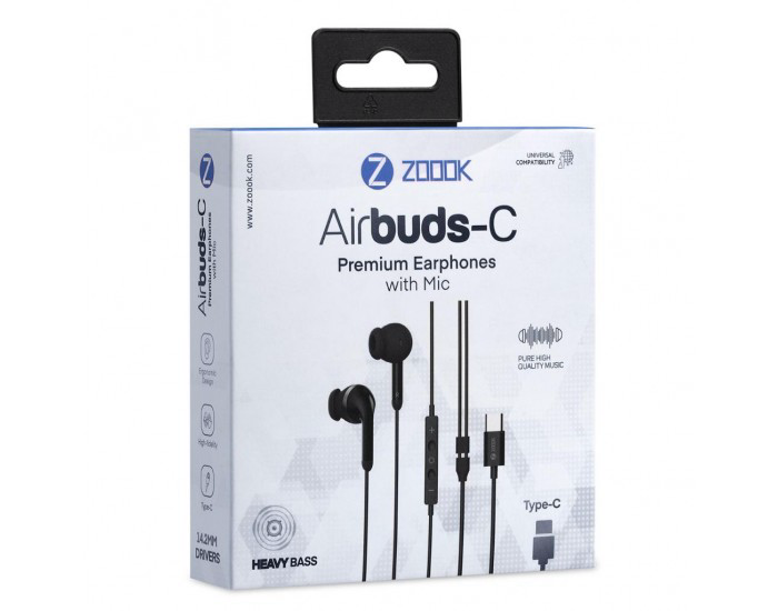 ZOOOK WIRED EARPHONE WITH MIC (AIRBUDS-C) C TYPE